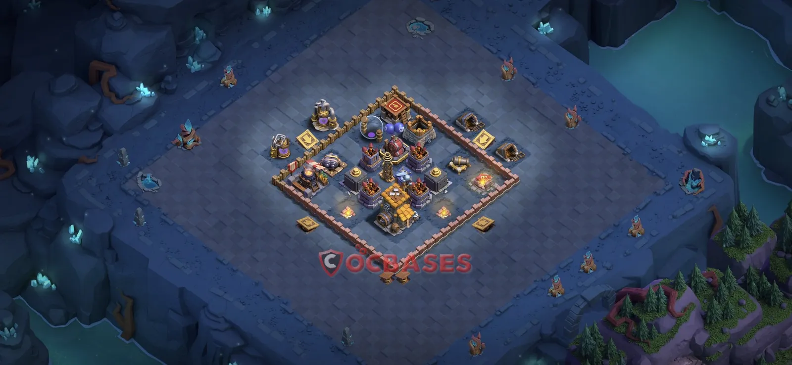 Trophy (Defense) Base BH8 - Clash of Clans Layout Trophy (Defense) Base BH8 - Clash of Clans Builder Hall 8 Layout with Link