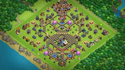 Trophy (Defense) Base TH18 with Link | Clash of Clans Bases | Layouts ID tjr3q