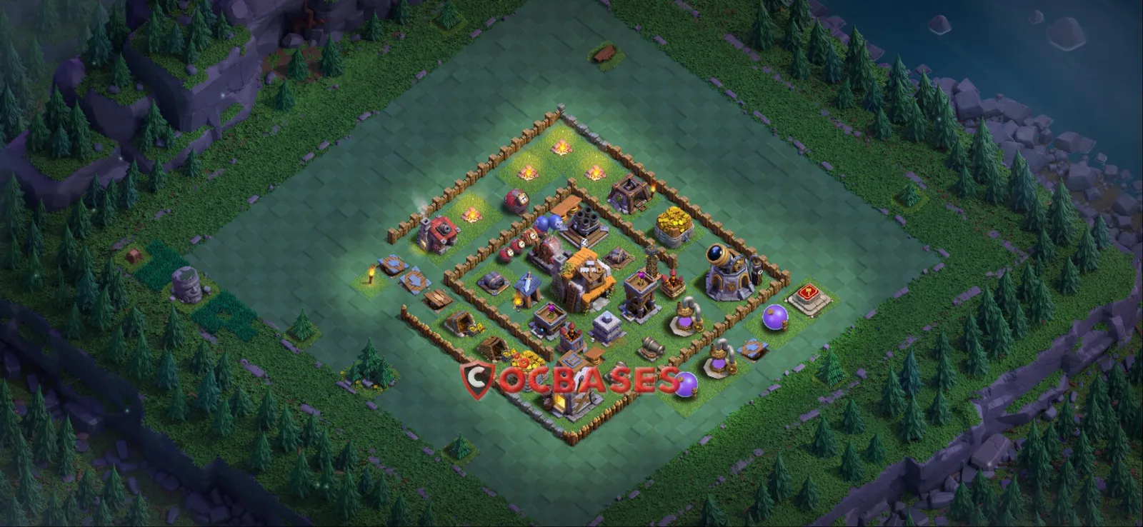 Trophy (Defense) Base BH5 with Link | Clash of Clans Bases | Layouts ID tsk3r