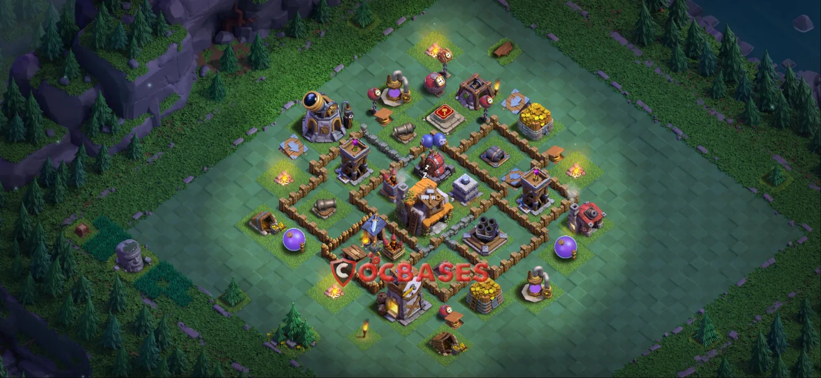 Trophy (Defense) Base BH5 with Link | Clash of Clans Bases | Layouts ID vpp8s
