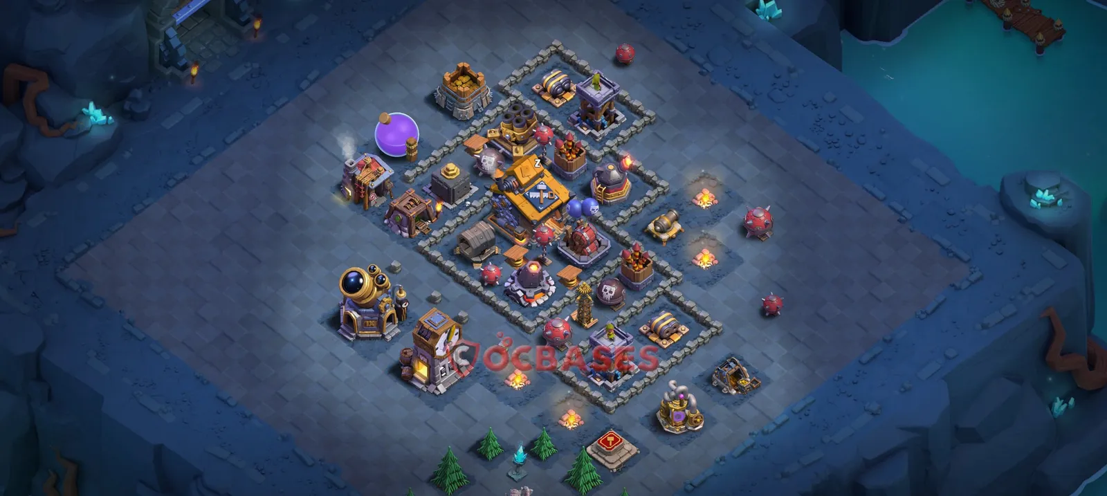 Trophy (Defense) Base BH10 - Clash of Clans Layout Trophy (Defense) Base BH10 - Clash of Clans Builder Hall 10 Layout with Link