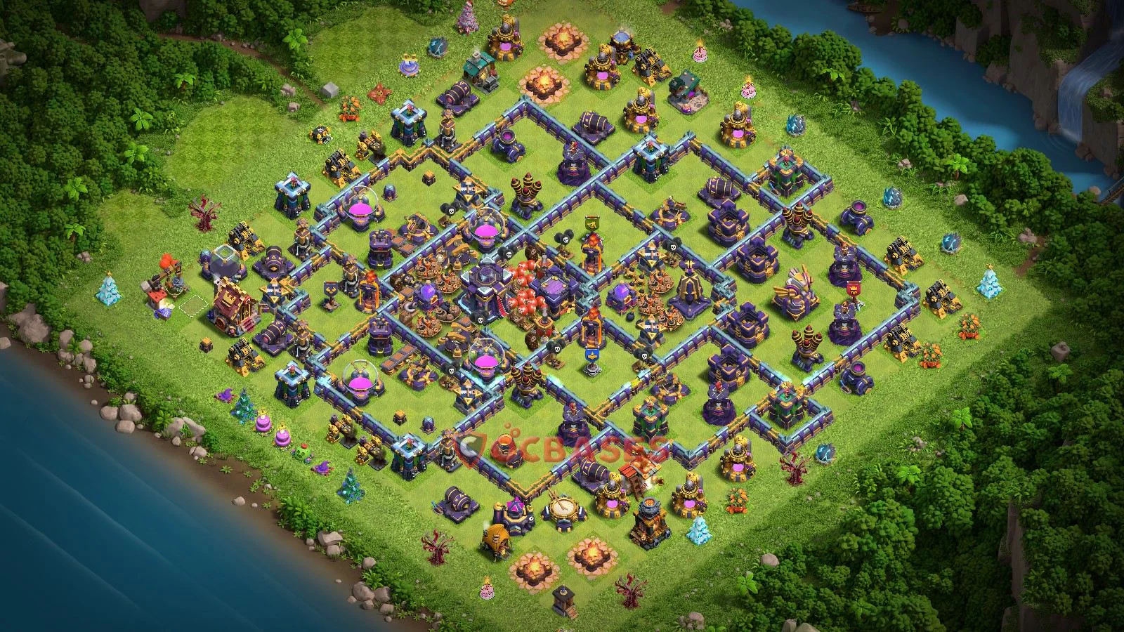 Trophy (Defense) Base TH15 with Link | Clash of Clans Bases | Layouts ID z890d