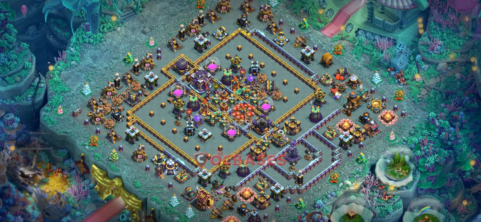 Trophy (Defense) Base TH15 with Link | Clash of Clans Bases | Layouts ID ztmuh