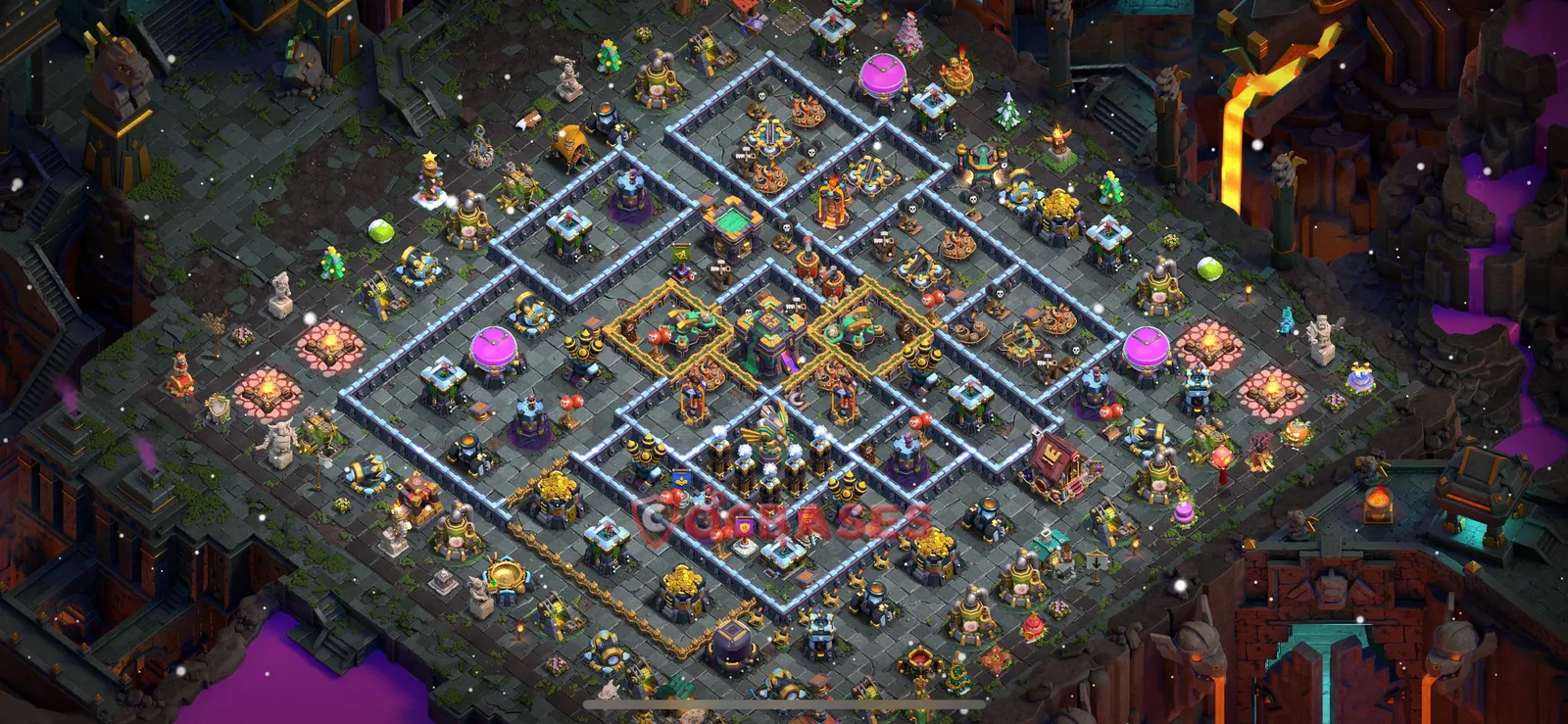 Trophy (Defense) Base TH14 with Link | Clash of Clans Bases | Layouts ID zwz6c