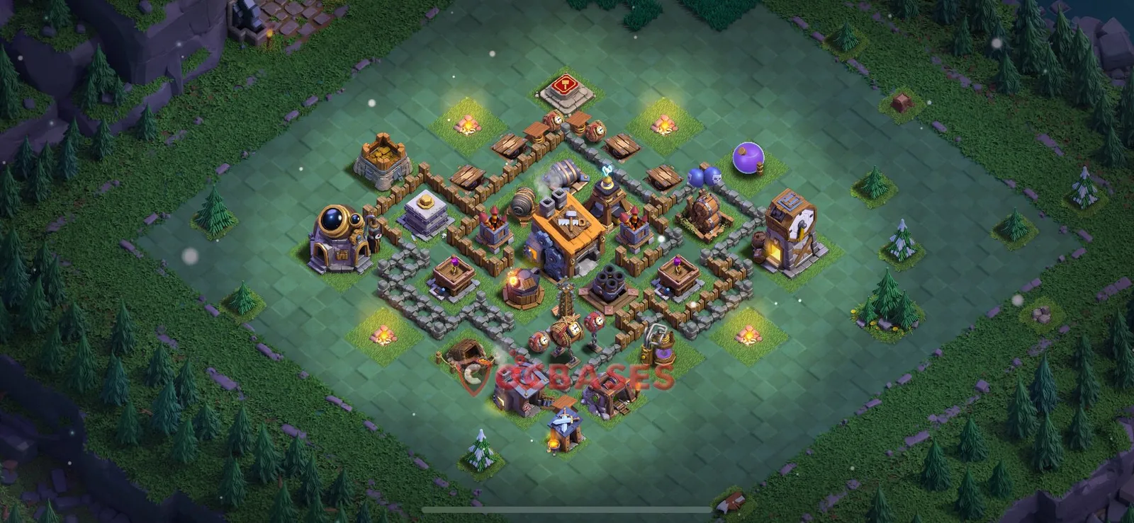 Trophy (Defense) Base BH8 - Clash of Clans Layout Trophy (Defense) Base BH8 - Clash of Clans Builder Hall 8 Layout with Link