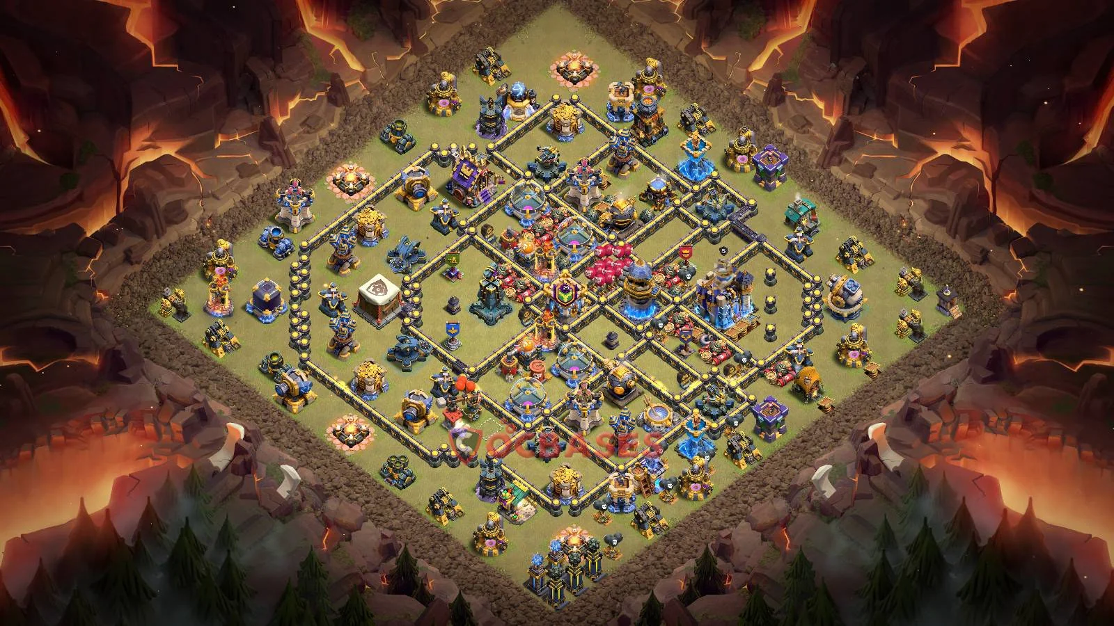 War (Anti-3 Star) Base TH18 with Link | Clash of Clans Bases | Layouts ID 0pggh