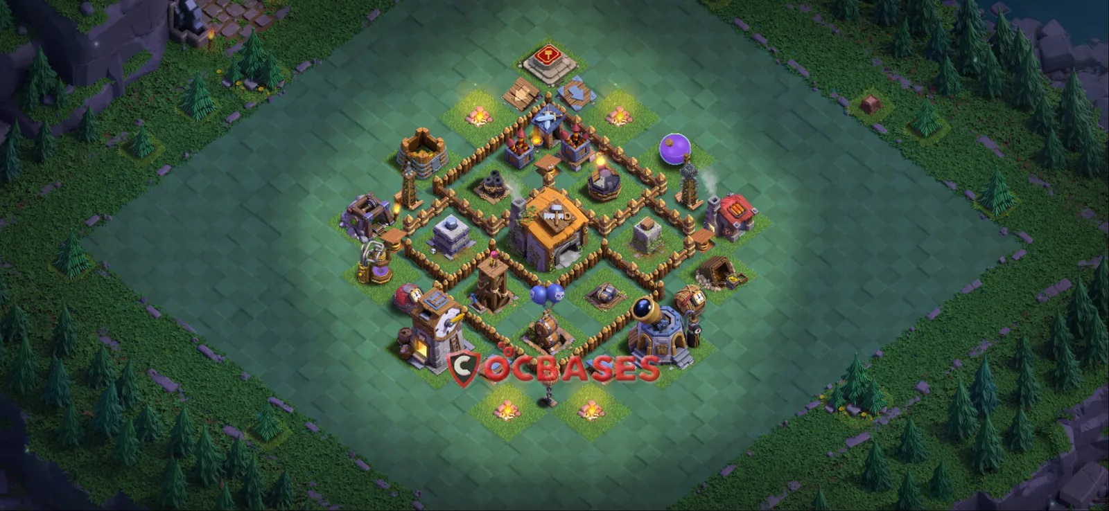 War (Anti-3 Star) Base BH6 - Clash of Clans Layout War (Anti-3 Star) Base BH6 - Clash of Clans Builder Hall 6 Layout with Link