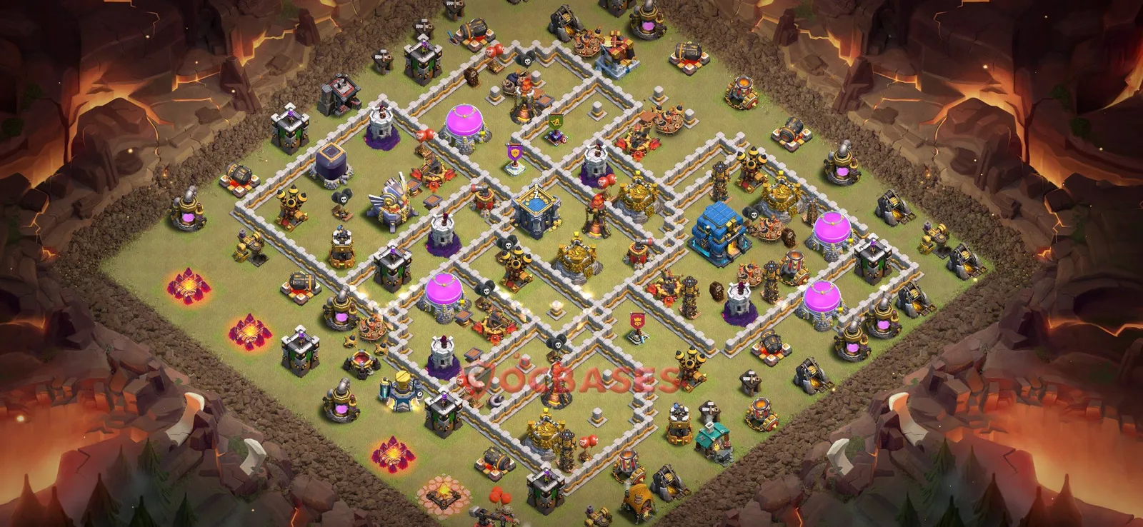 War (Anti-3 Star) Base TH12 - Clash of Clans Town Hall 12 Layout Link War (Anti-3 Star) Base TH12 - Clash of Clans Town Hall 12 WAR Base Layout with Copy Link 2026