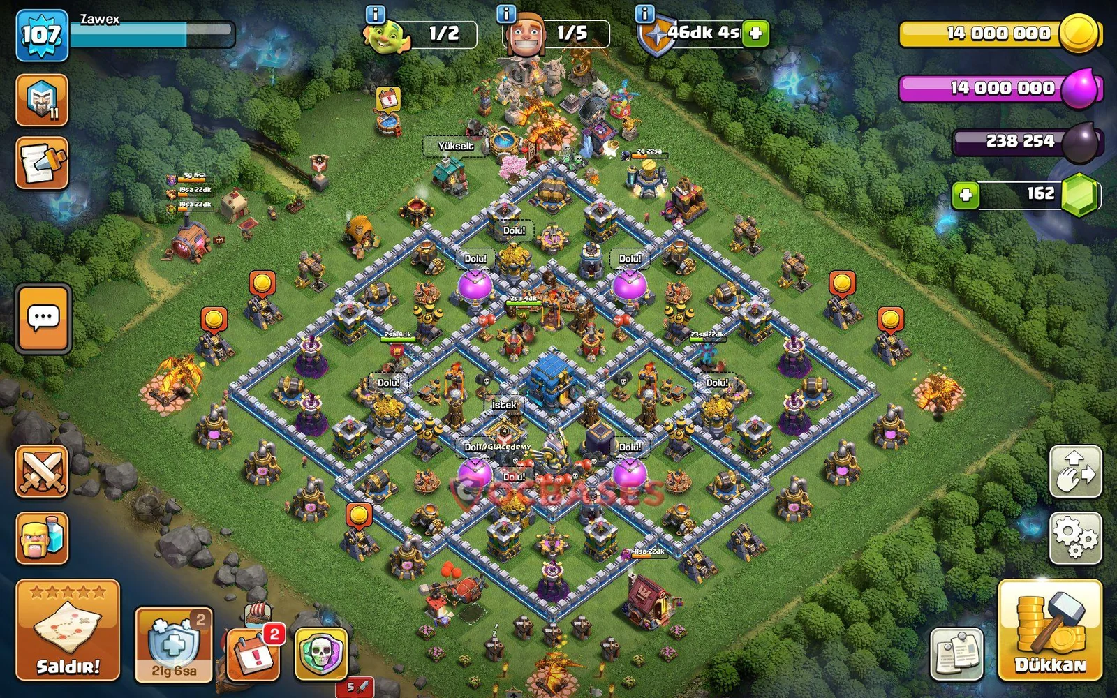 War (Anti-3 Star) Base TH12 with Link | Clash of Clans Bases | Layouts ID 1wpn6