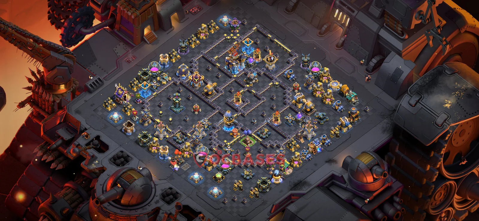 War (Anti-3 Star) Base TH18 with Link | Clash of Clans Bases | Layouts ID 212et