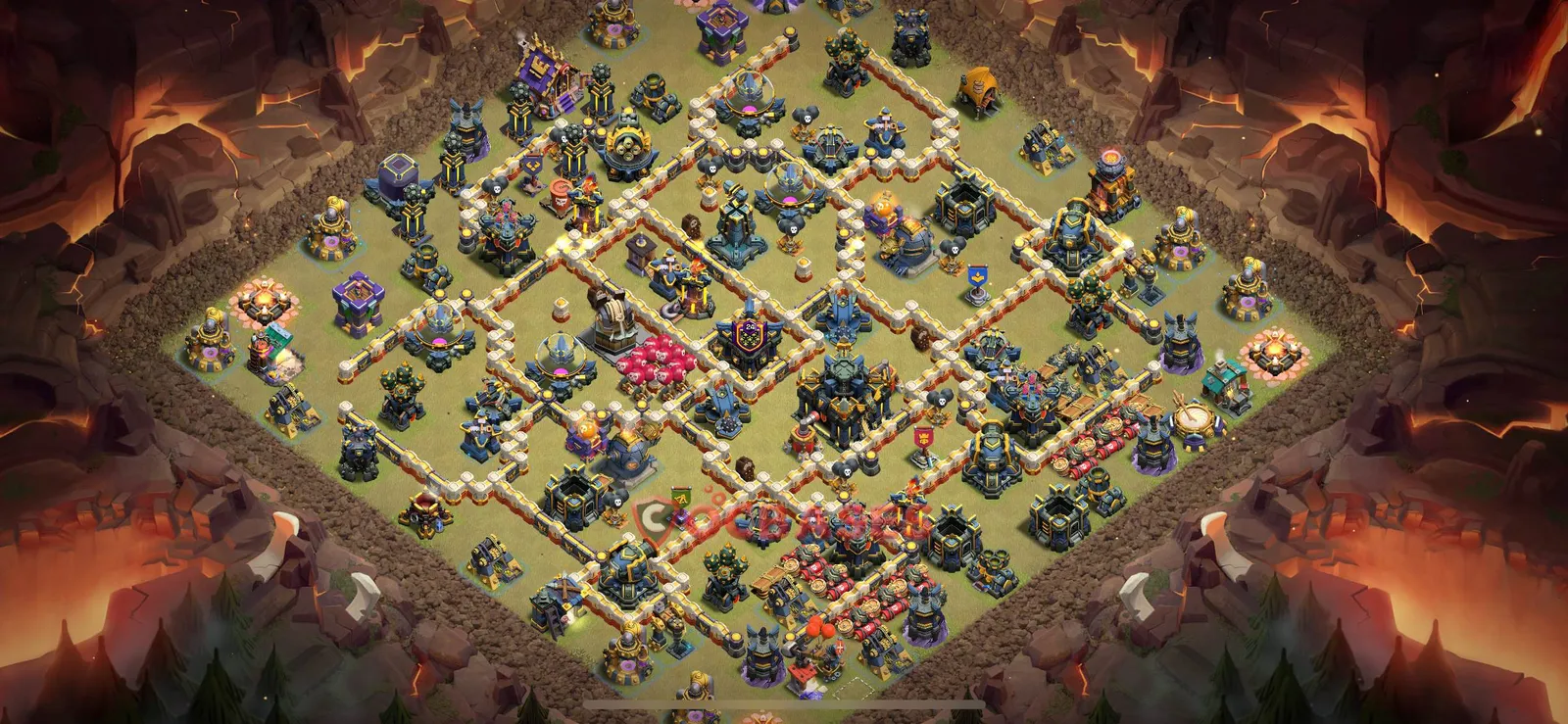 War (Anti-3 Star) Base TH17 with Link | Clash of Clans Bases | Layouts ID 3s4sc