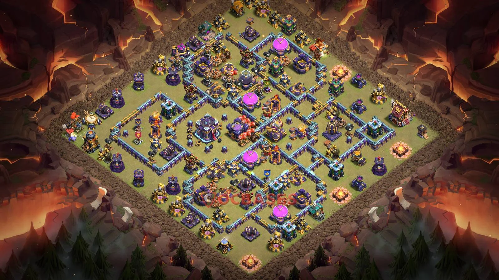 War (Anti-3 Star) Base TH15 with Link | Clash of Clans Bases | Layouts ID 3y53c