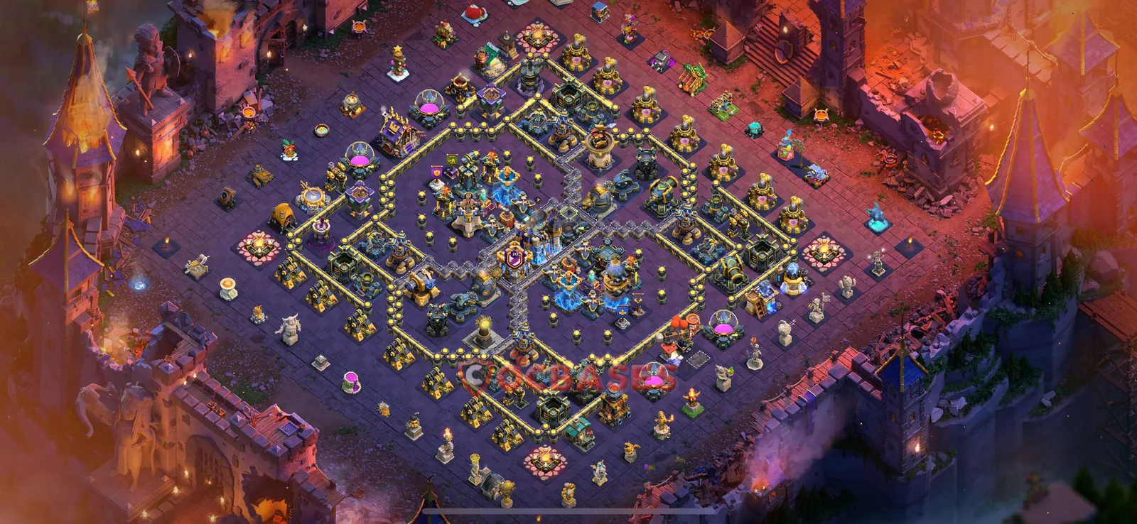 War (Anti-3 Star) Base TH18 with Link | Clash of Clans Bases | Layouts ID 4aorv
