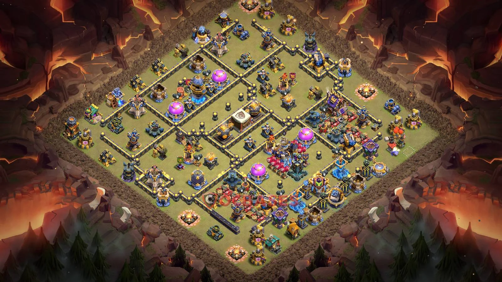 War (Anti-3 Star) Base TH18 with Link | Clash of Clans Bases | Layouts ID 4dnt8