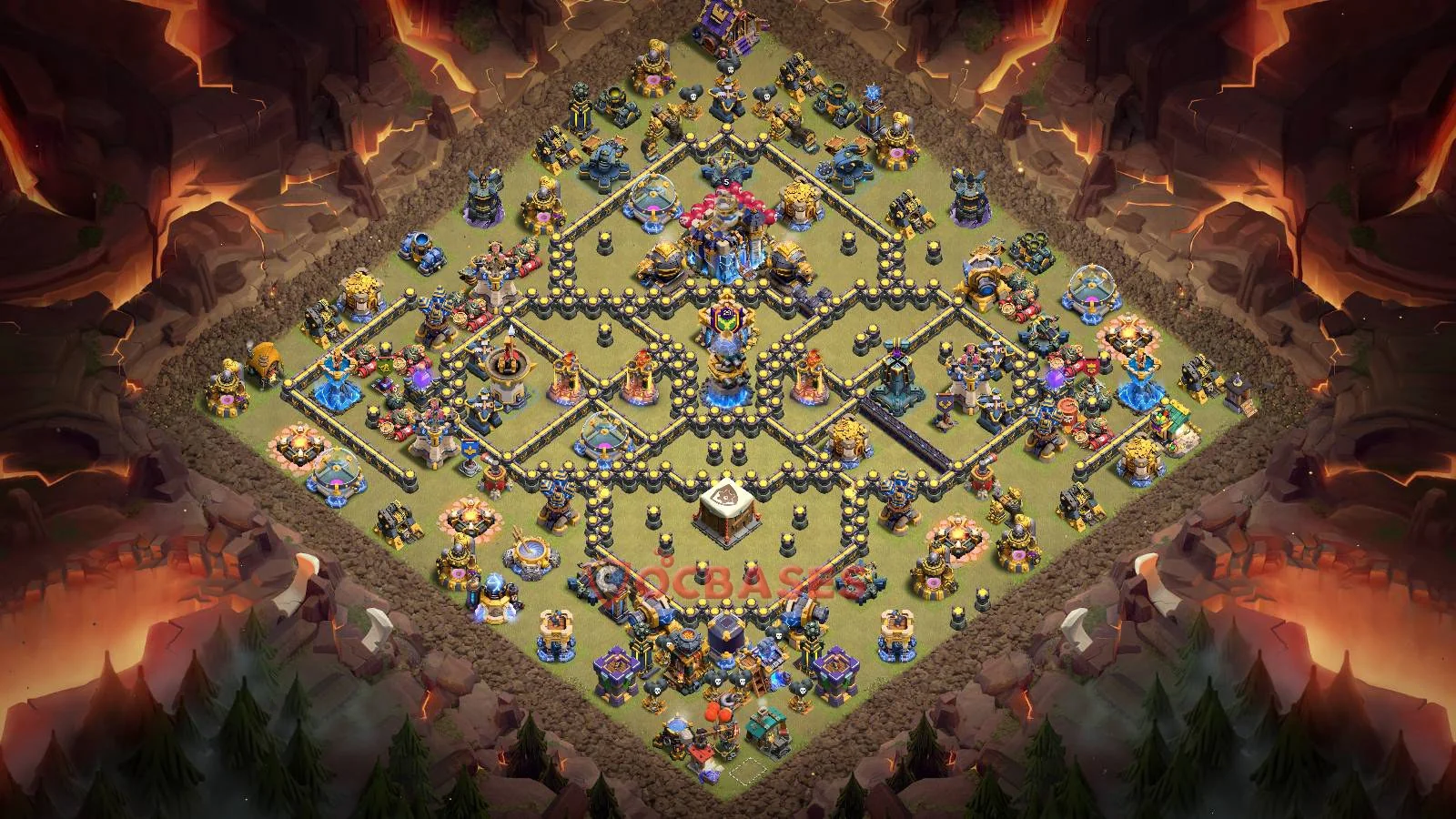 War (Anti-3 Star) Base TH18 with Link | Clash of Clans Bases | Layouts ID 4hvrk