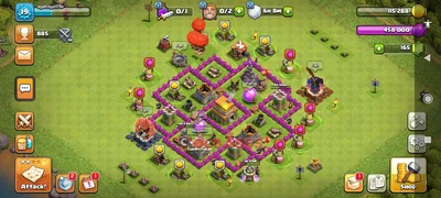 War (Anti-3 Star) Base TH6 with Link | Clash of Clans Bases | Layouts ID 4oxl7