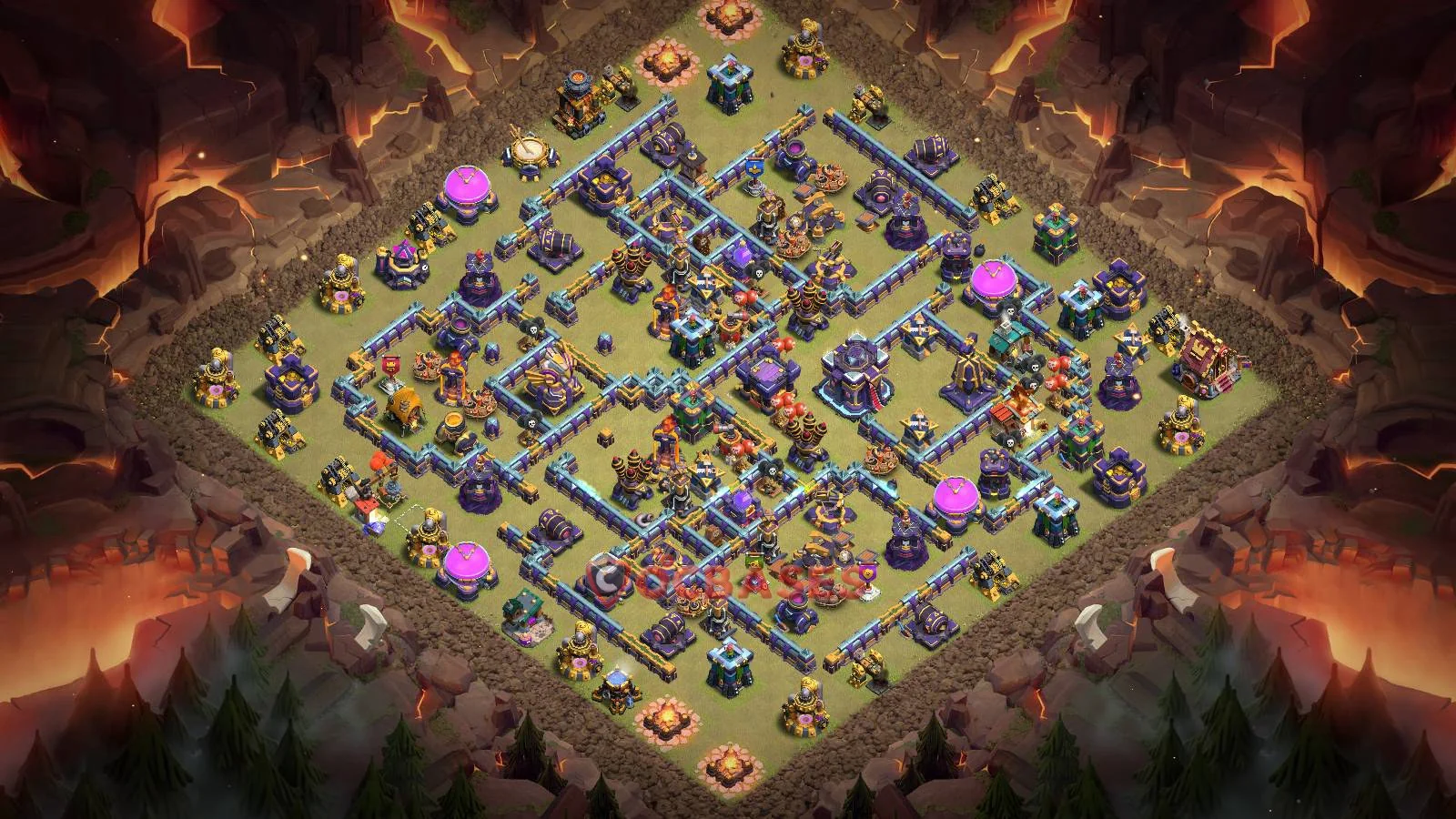 War (Anti-3 Star) Base TH15 with Link | Clash of Clans Bases | Layouts ID 4t8xk