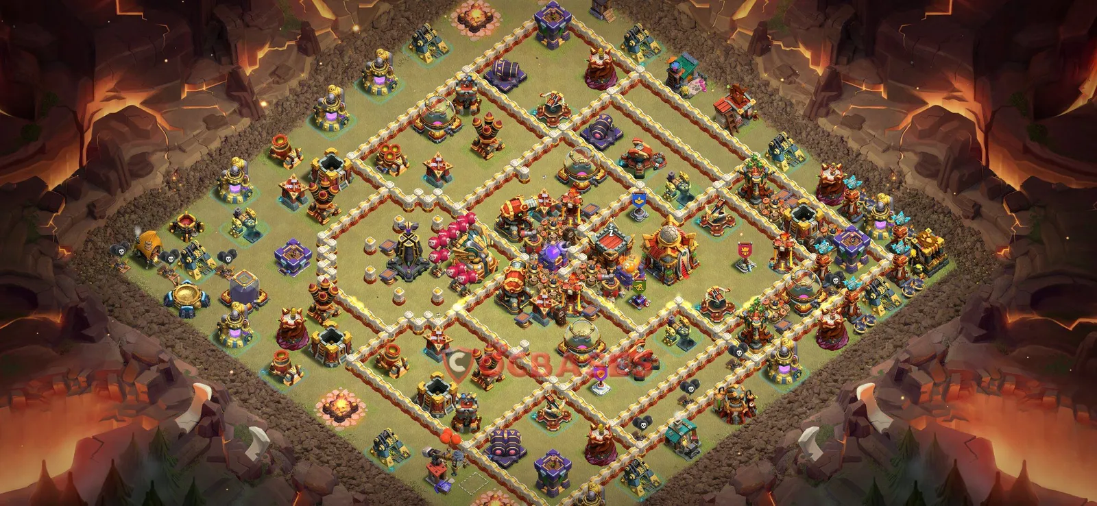 War (Anti-3 Star) Base TH16 with Link | Clash of Clans Bases | Layouts ID 55pe6