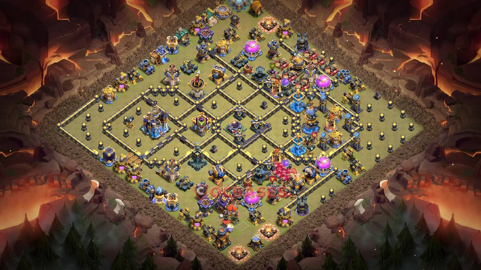 War (Anti-3 Star) Base TH18 with Link | Clash of Clans Bases | Layouts ID 5bmhb