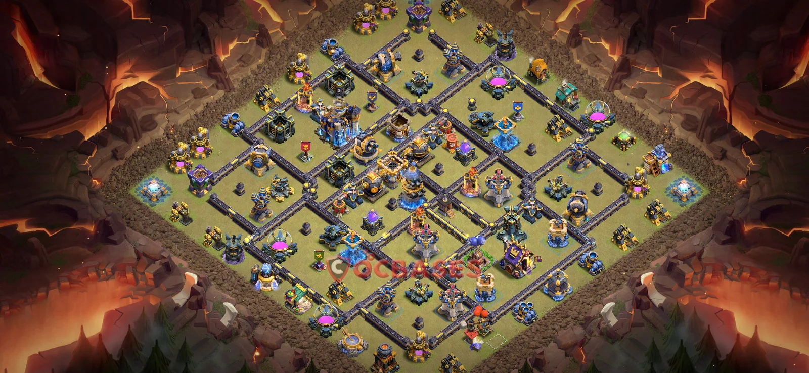 War (Anti-3 Star) Base TH18 with Link | Clash of Clans Bases | Layouts ID 6lnc2