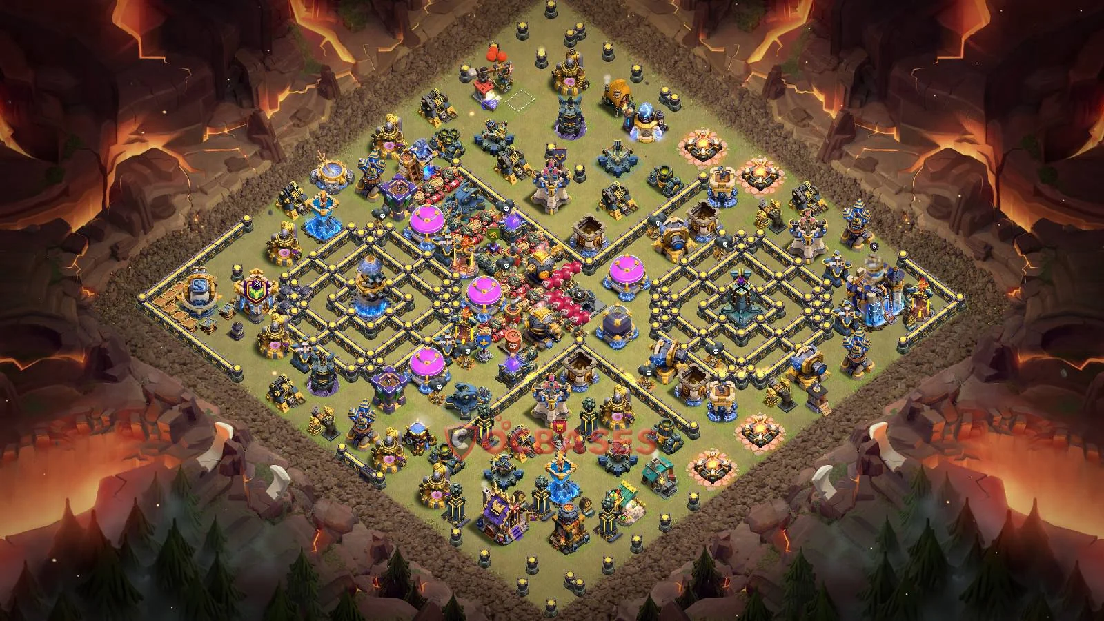 War (Anti-3 Star) Base TH18 with Link | Clash of Clans Bases | Layouts ID 75kml