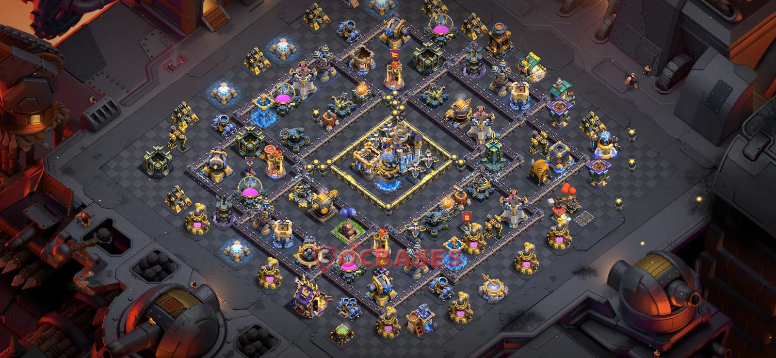 War (Anti-3 Star) Base TH18 with Link | Clash of Clans Bases | Layouts ID 7vs5e