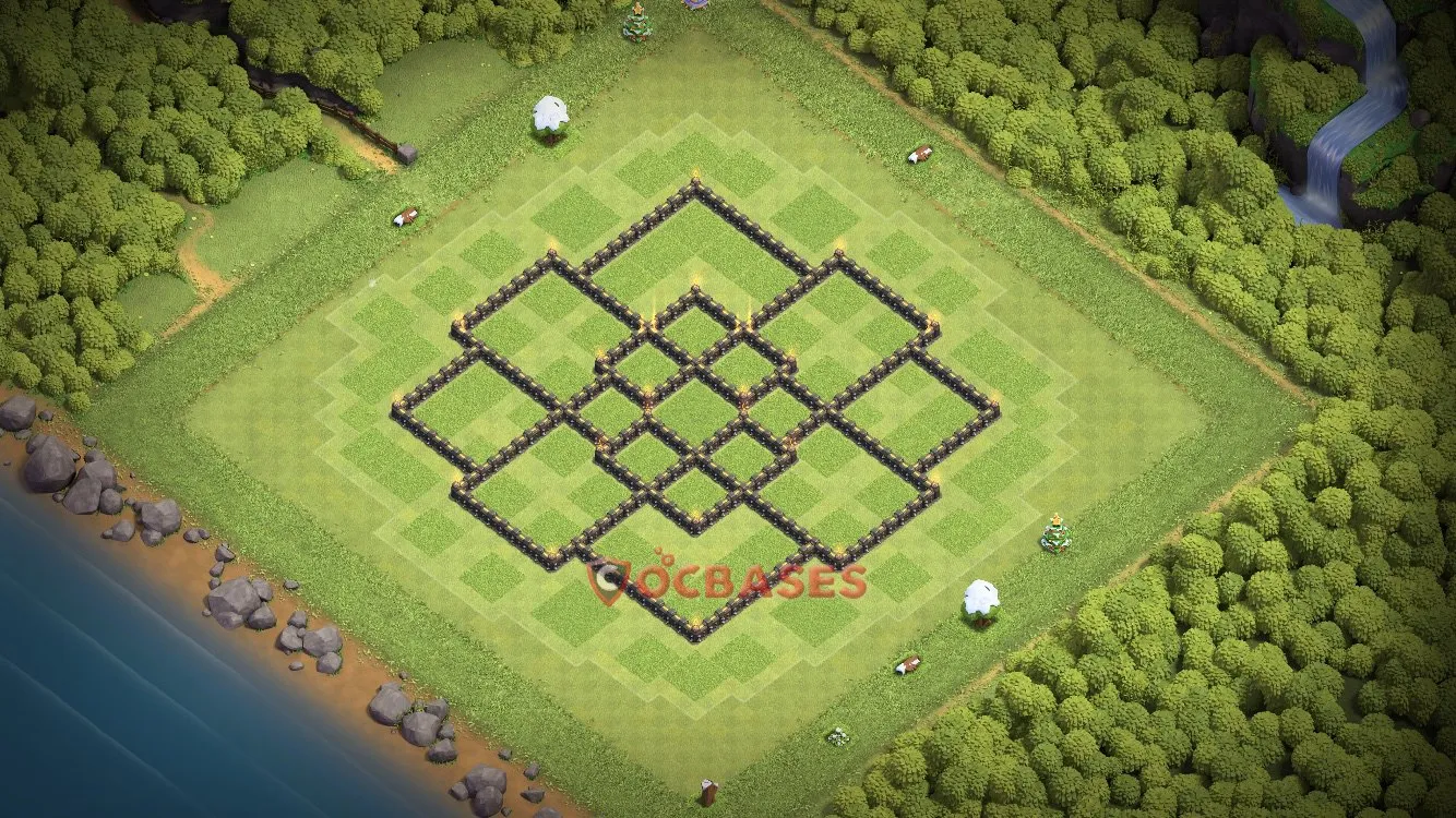 War (Anti-3 Star) Base TH9 - Clash of Clans Town Hall 9 Layout Link War (Anti-3 Star) Base TH9 - Clash of Clans Town Hall 9 WAR Base Layout with Copy Link 2026