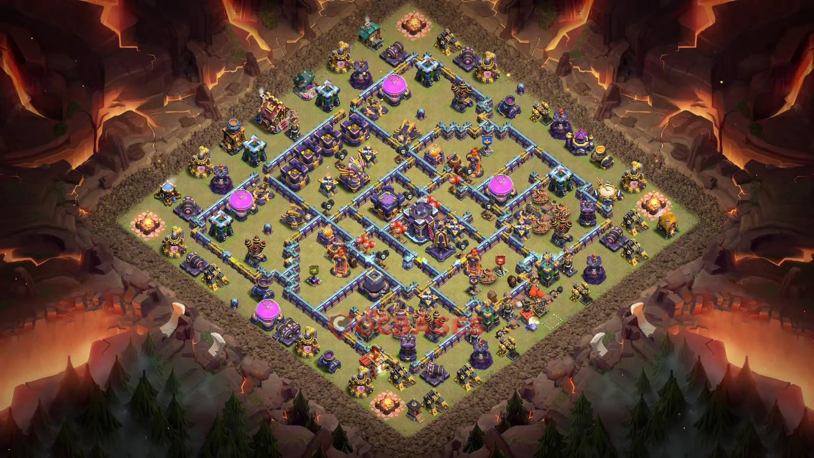 War (Anti-3 Star) Base TH15 with Link | Clash of Clans Bases | Layouts ID 8gfyx