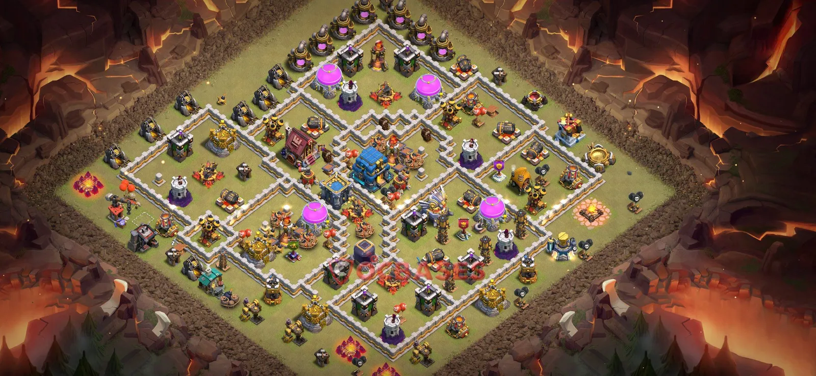 War (Anti-3 Star) Base TH12 - Clash of Clans Town Hall 12 Layout Link War (Anti-3 Star) Base TH12 - Clash of Clans Town Hall 12 WAR Base Layout with Copy Link 2026