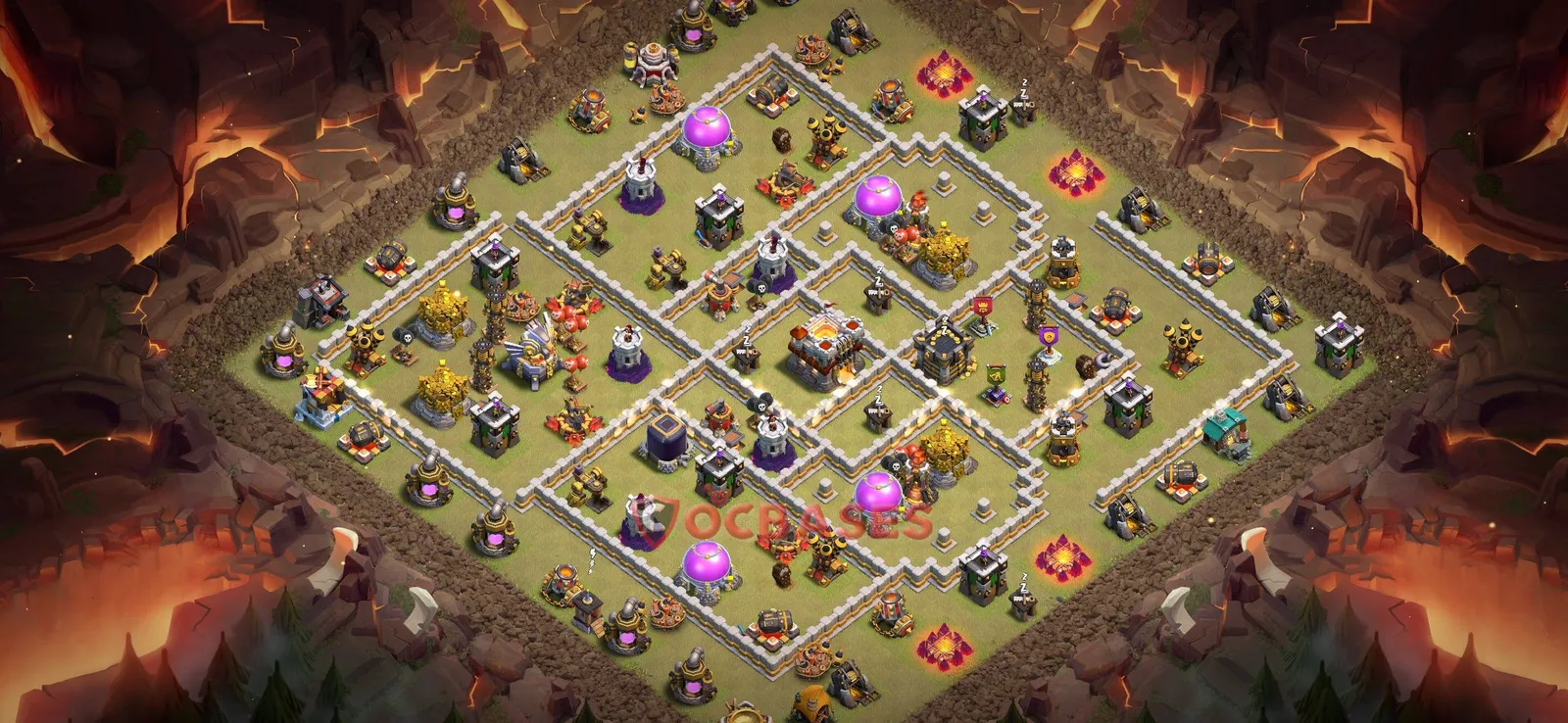 War (Anti-3 Star) Base TH11 - Clash of Clans Town Hall 11 Layout Link War (Anti-3 Star) Base TH11 - Clash of Clans Town Hall 11 WAR Base Layout with Copy Link 2026