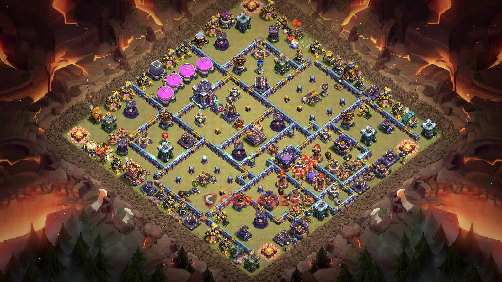 War (Anti-3 Star) Base TH15 with Link | Clash of Clans Bases | Layouts ID 9n5rb