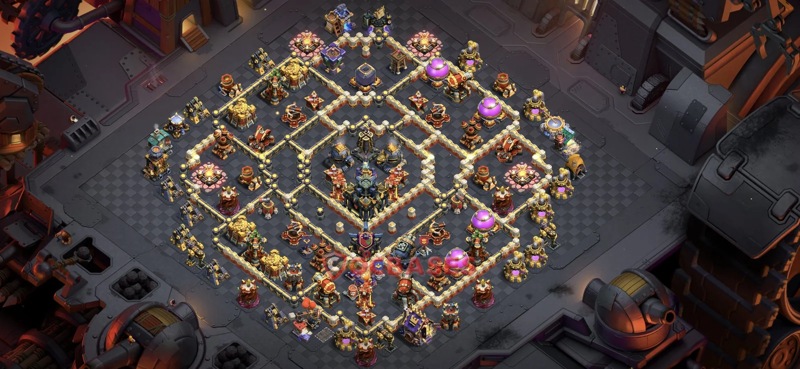War (Anti-3 Star) Base TH17 with Link | Clash of Clans Bases | Layouts ID bhvke