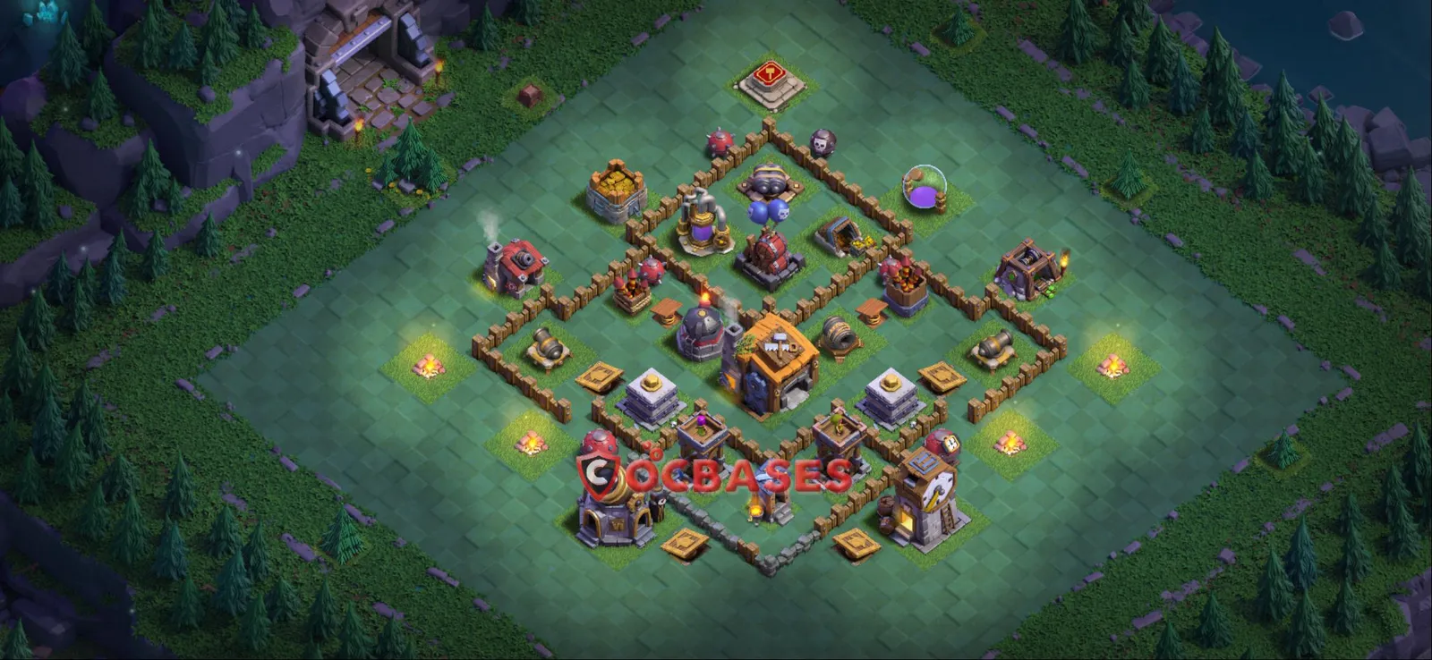 War (Anti-3 Star) Base BH7 - Clash of Clans Layout War (Anti-3 Star) Base BH7 - Clash of Clans Builder Hall 7 Layout with Link