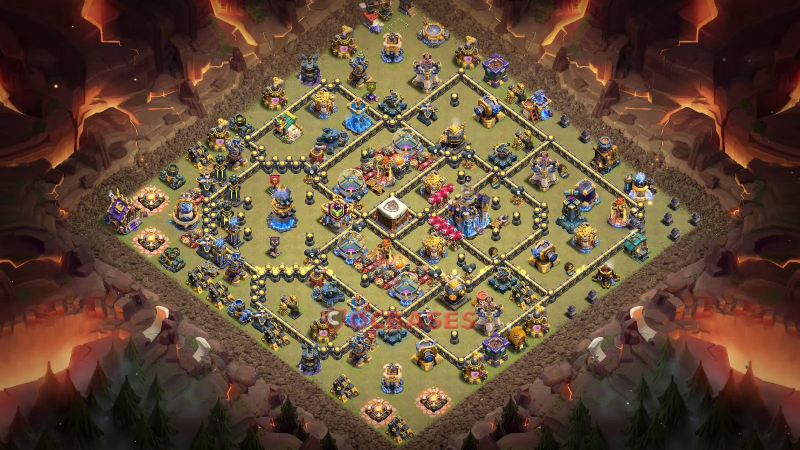 War (Anti-3 Star) Base TH18 with Link | Clash of Clans Bases | Layouts ID bir28