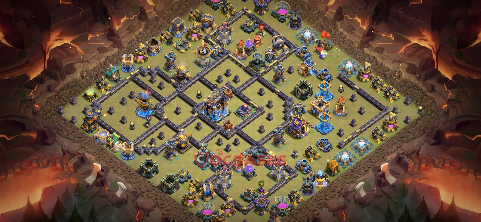 War (Anti-3 Star) Base TH18 with Link | Clash of Clans Bases | Layouts ID bmksr