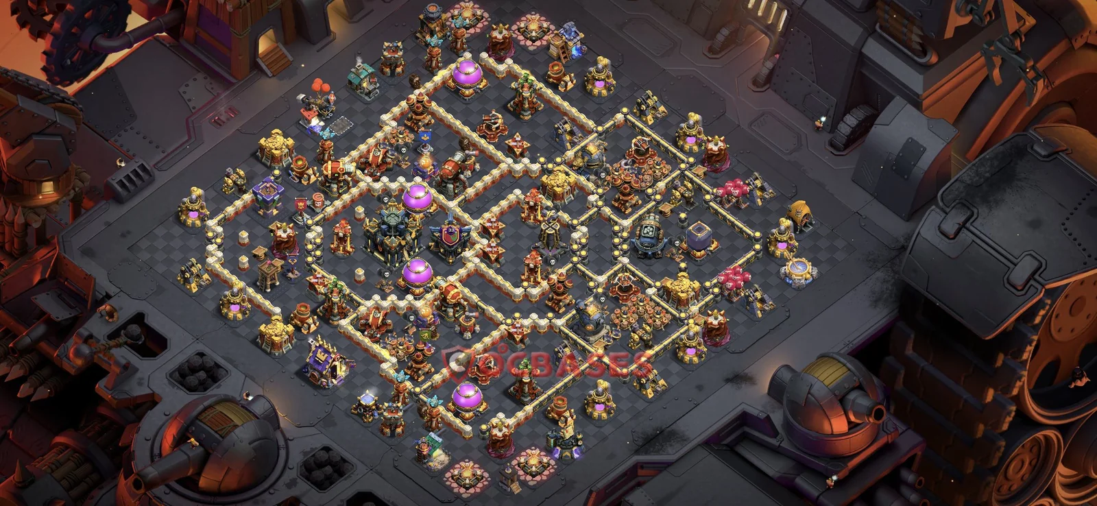 War (Anti-3 Star) Base TH17 with Link | Clash of Clans Bases | Layouts ID bpn0h
