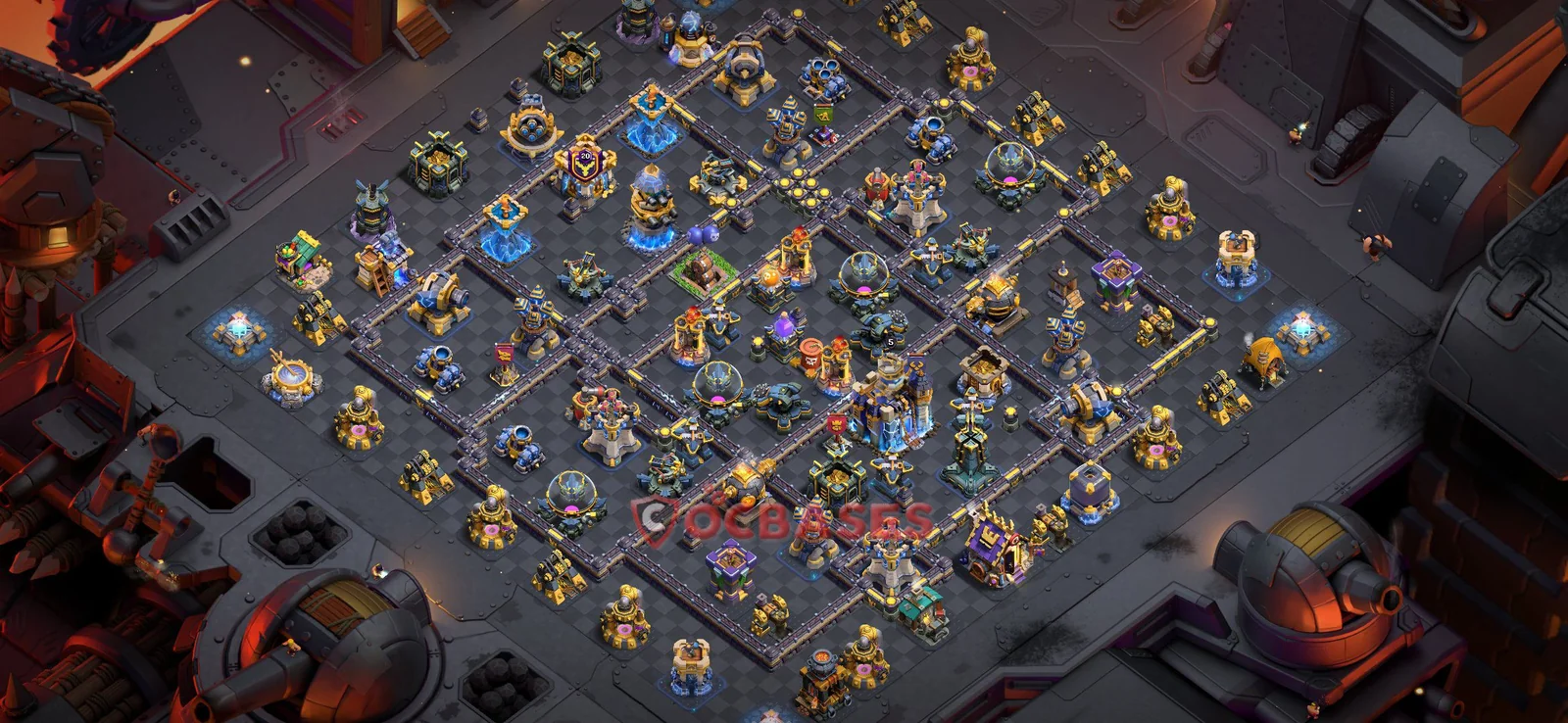 War (Anti-3 Star) Base TH18 with Link | Clash of Clans Bases | Layouts ID bqzpt