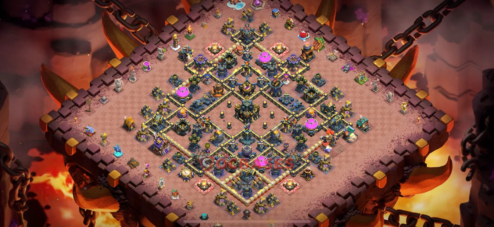 War (Anti-3 Star) Base TH17 - Clash of Clans Town Hall 17 Layout Link War (Anti-3 Star) Base TH17 - Clash of Clans Town Hall 17 WAR Base Layout with Copy Link 2026