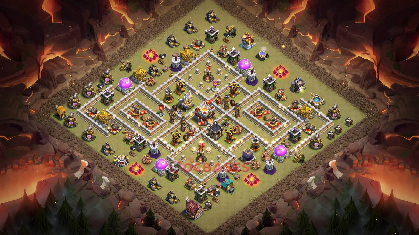 War (Anti-3 Star) Base TH11 with Link | Clash of Clans Bases | Layouts ID cboek