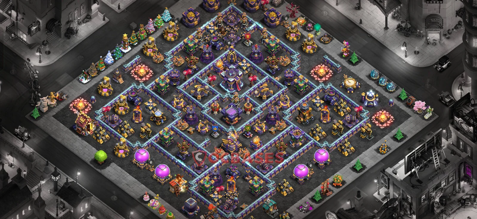 War (Anti-3 Star) Base TH15 with Link | Clash of Clans Bases | Layouts ID cxzni