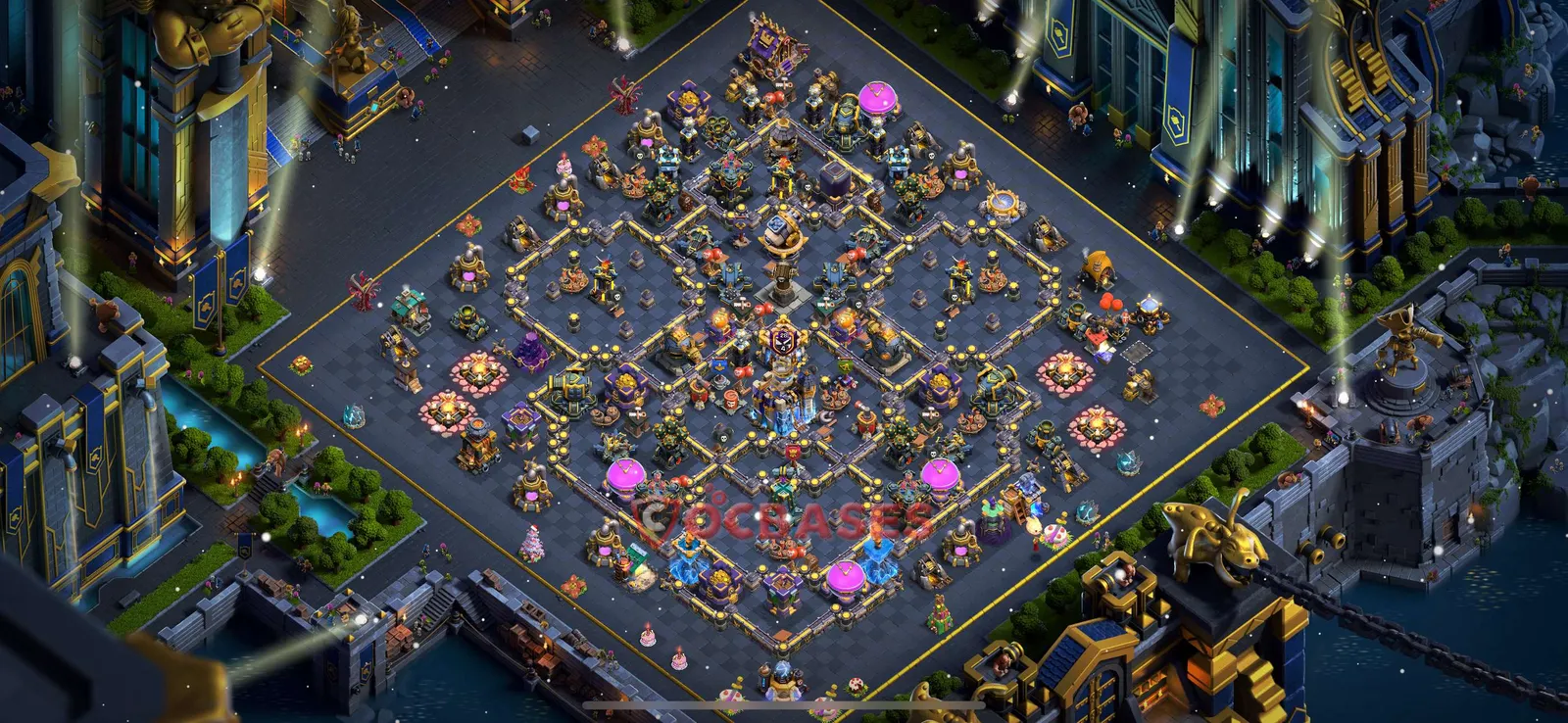 War (Anti-3 Star) Base TH18 with Link | Clash of Clans Bases | Layouts ID cz0m6