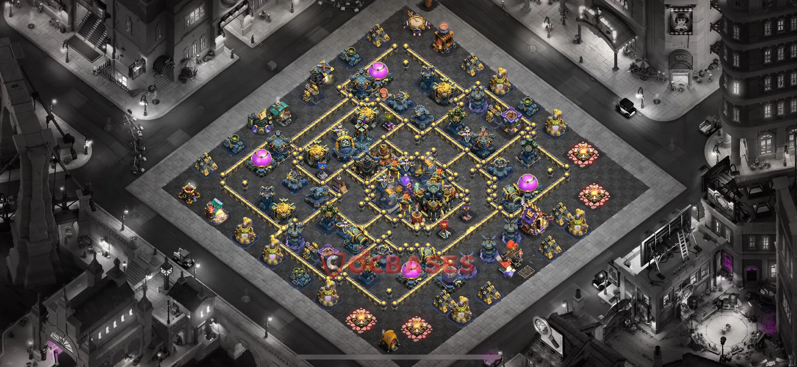 War (Anti-3 Star) Base TH17 with Link | Clash of Clans Bases | Layouts ID d3ly2