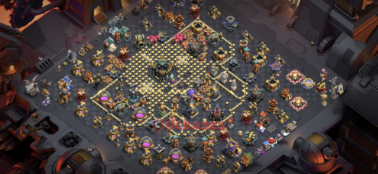 War (Anti-3 Star) Base TH17 with Link | Clash of Clans Bases | Layouts ID d4n69