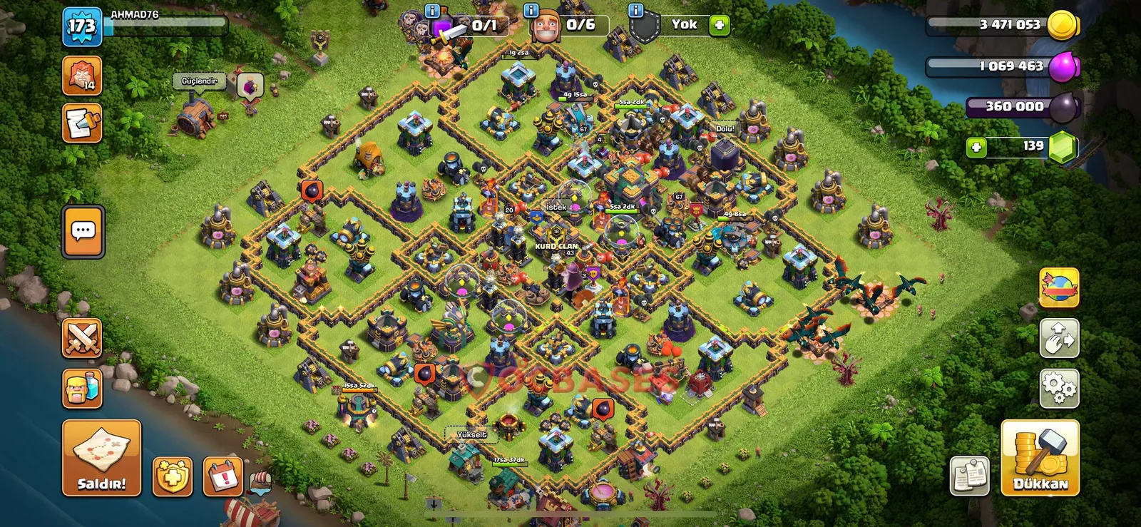 War (Anti-3 Star) Base TH14 - Clash of Clans Town Hall 14 Layout Link War (Anti-3 Star) Base TH14 - Clash of Clans Town Hall 14 WAR Base Layout with Copy Link 2026