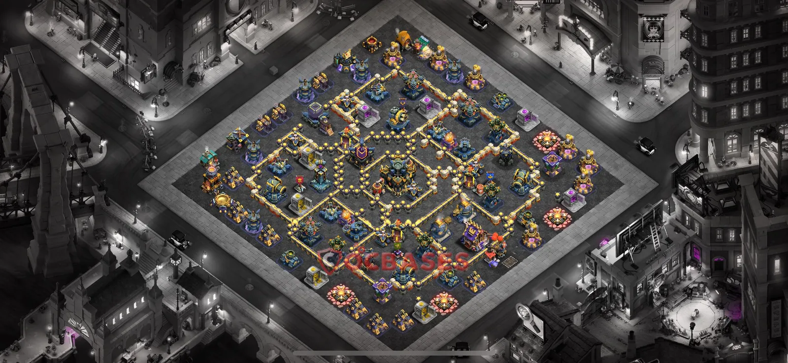 War (Anti-3 Star) Base TH17 with Link | Clash of Clans Bases | Layouts ID e311w