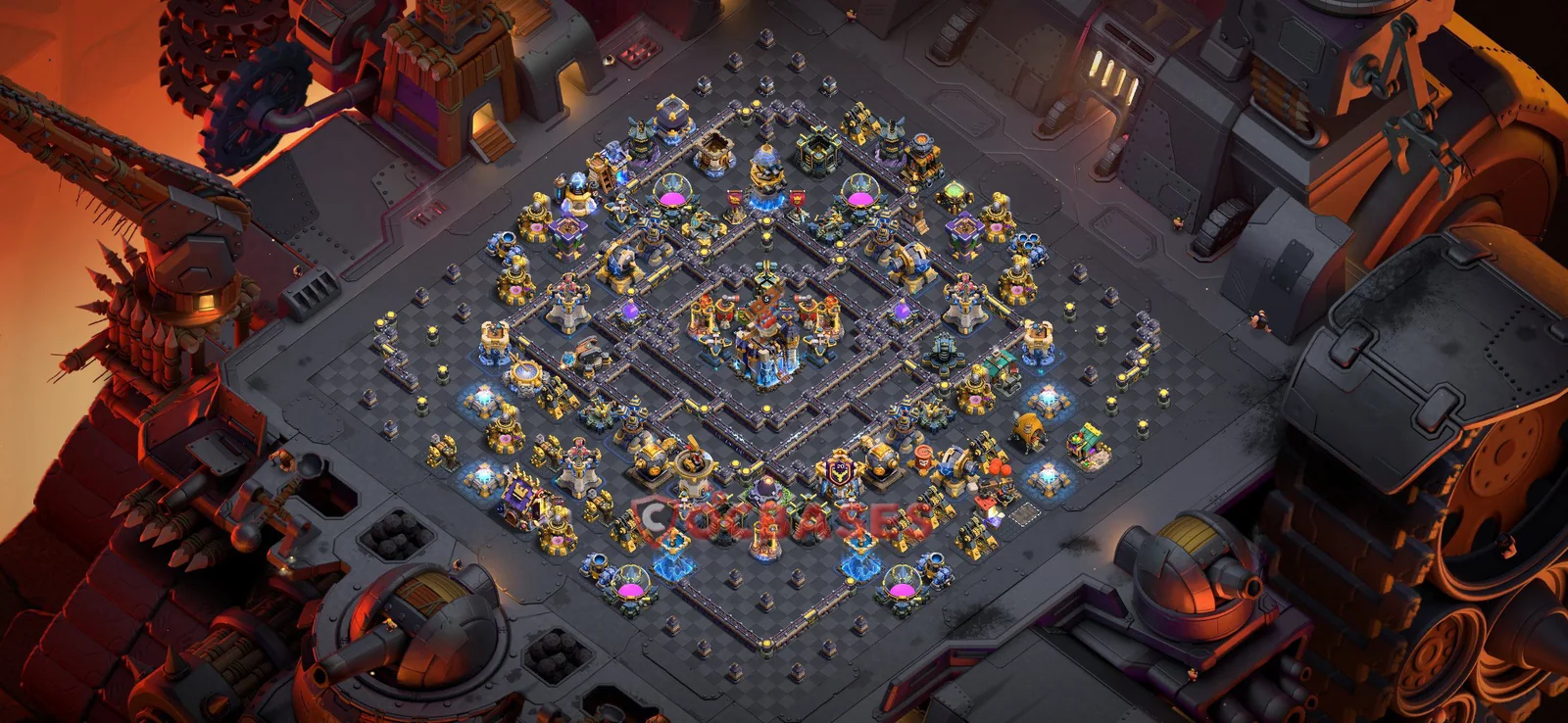 War (Anti-3 Star) Base TH18 with Link | Clash of Clans Bases | Layouts ID e549u