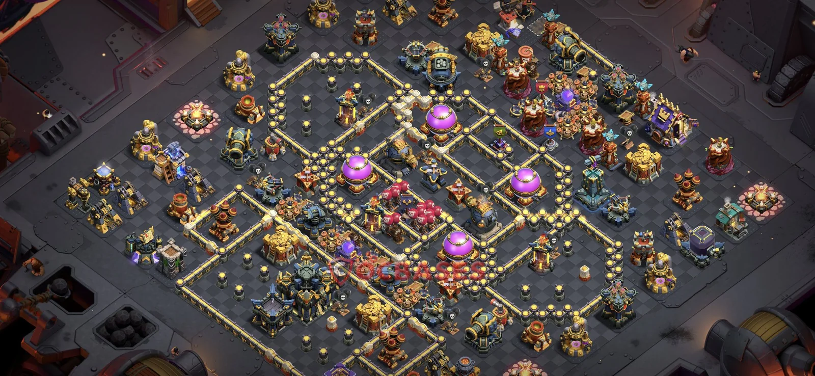 War (Anti-3 Star) Base TH17 with Link | Clash of Clans Bases | Layouts ID g0bbj