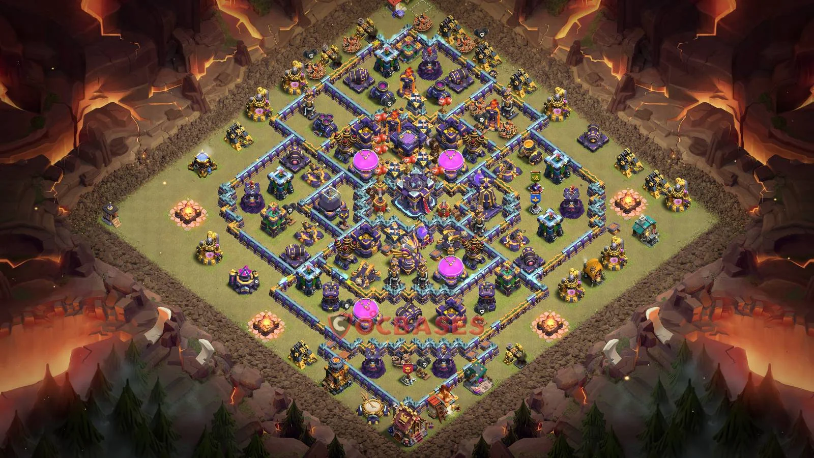 War (Anti-3 Star) Base TH15 with Link | Clash of Clans Bases | Layouts ID gn2gs