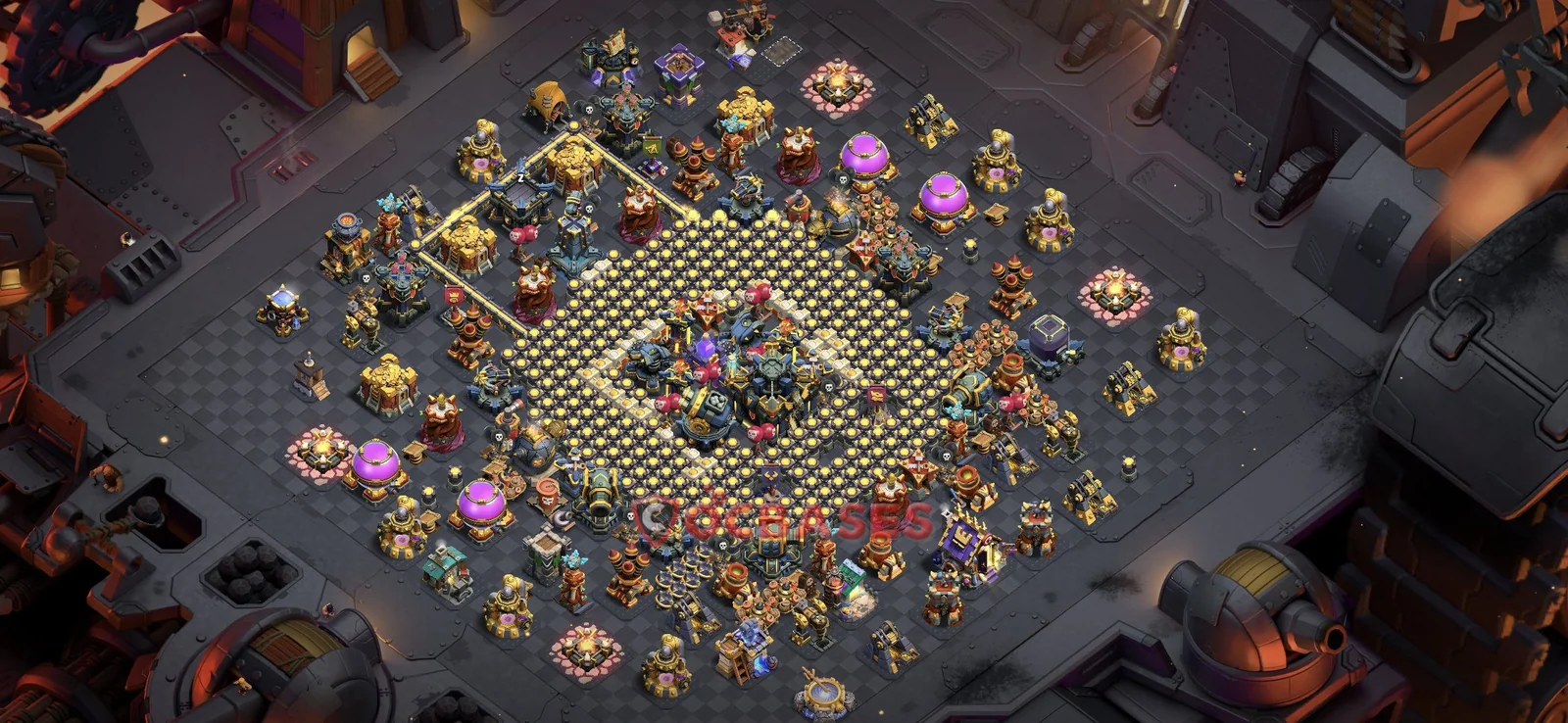 War (Anti-3 Star) Base TH17 with Link | Clash of Clans Bases | Layouts ID gy2ne