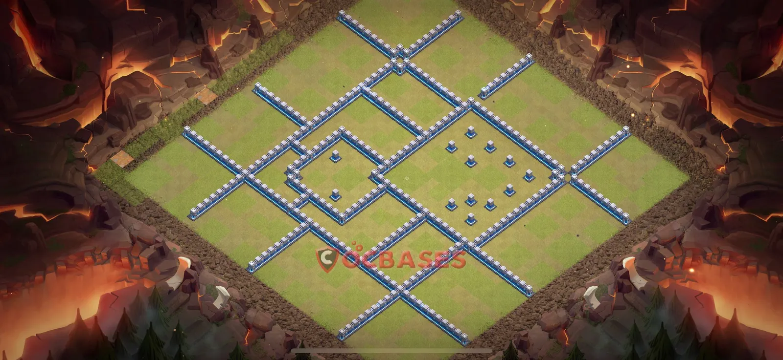 War (Anti-3 Star) Base TH12 with Link | Clash of Clans Bases | Layouts ID hgyo3